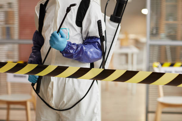 Professional Blood Cleanup technician working in Marlborough, MO